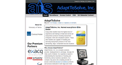 Desktop Screenshot of adapttosolve.com